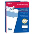 Bazic Self-Seal Security Envelopes, #10, PK 500 5064